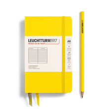 Cargar imagen en el visor de la galería, LEUCHTTURM1917 Cuaderno de bolsillo (A6) 187 páginas limón rayado tapa dura