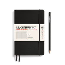 Cargar imagen en el visor de la galería, LEUCHTTURM1917 Cuaderno Composición (B6+) raya negro 358288