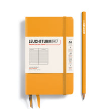 Cargar imagen en el visor de la galería, LEUCHTTURM1917 Cuaderno de bolsillo (A6) 187 páginas Amarillo Rayado Tapa dura