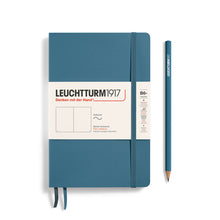 Cargar imagen en el visor de la galería, LEUCHTTURM1917 Cuaderno Composición (B6+) liso azul piedra 365642