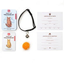 Cargar imagen en el visor de la galería, Kikkerland Kit de bienvenida para gatos nuevos de Kiko CAT02