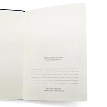 Cargar imagen en el visor de la galería, libreta ejecutiva A5 negro puntos