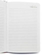 Cargar imagen en el visor de la galería, libreta ejecutiva A5 azul marino de rayas