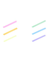 Cargar imagen en el visor de la galería, Ooly marcadores "color block" colores pastel 6 pzas 130-084