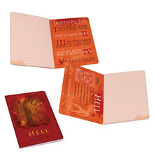 Cargar imagen en el visor de la galería, Cuaderno Pasaporte Al Infierno 1465