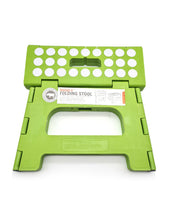 Cargar imagen en el visor de la galería, Kikkerland banco bajo "rhino ii" plegable verde ZZ12-G
