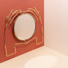 Cargar imagen en el visor de la galería, Doiy espejo de pared xeria oro DYXERIALW
