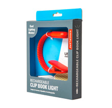 Cargar imagen en el visor de la galería, Kikkerland lampara para leer recargable roja BL13-RD