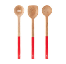 Cargar imagen en el visor de la galería, CUCHARAS DE MADERA 3 PZAS