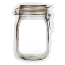 Cargar imagen en el visor de la galería, Kikkerland bolsa con cierre hermético "mason jar" 4 pzas CU145-S