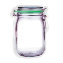 Cargar imagen en el visor de la galería, BOLSAS C/ZIPPER "MASON JAR" XS 6 PZAS