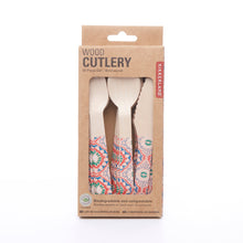 Cargar imagen en el visor de la galería, Kikkerland cubiertos desechables mandala 30 pzas CU303