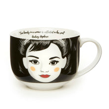 Cargar imagen en el visor de la galería, kikkerland taza de porcelana de "audrey" CU306
