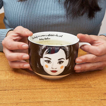 Cargar imagen en el visor de la galería, kikkerland taza de porcelana de "audrey" CU306
