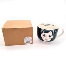 Cargar imagen en el visor de la galería, kikkerland taza de porcelana de "audrey" CU306