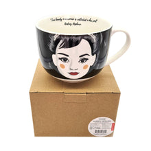 Cargar imagen en el visor de la galería, kikkerland taza de porcelana de "audrey" CU306