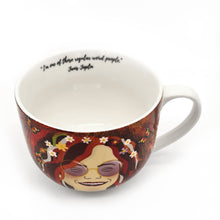 Cargar imagen en el visor de la galería, Kikkerland taza de porcelana de janis joplin CU326