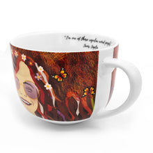 Cargar imagen en el visor de la galería, Kikkerland taza de porcelana de janis joplin CU326