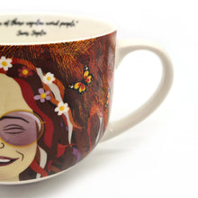 Cargar imagen en el visor de la galería, Kikkerland taza de porcelana de janis joplin CU326