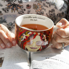 Cargar imagen en el visor de la galería, Kikkerland taza de porcelana de janis joplin CU326