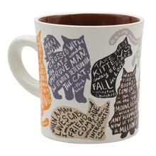 Cargar imagen en el visor de la galería, Taza Gato Literario