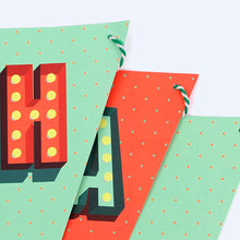 Cargar imagen en el visor de la galería, Doiy banderitas para fiesta cumpleaños DYFLAGSBI