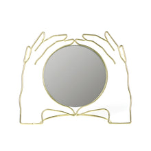 Cargar imagen en el visor de la galería, ESPEJO DE PARED "XÉRIA" GRANDE ORO