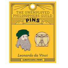 Cargar imagen en el visor de la galería, Juego De Pines Leonardo Y Hombre Vitruvi