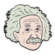 Cargar imagen en el visor de la galería, Pines Albert Einstein Y E=Mc2