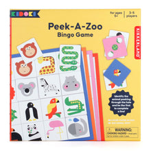 Cargar imagen en el visor de la galería, Kikkerland Juego De Bingo Peek-A-Zoo KID25-F