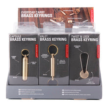 Cargar imagen en el visor de la galería, Kikkerland llavero de laton 3 dif modelos KR95-A