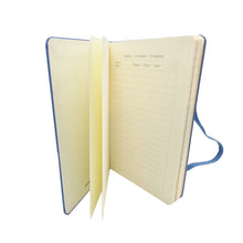 Cargar imagen en el visor de la galería, Kikkerland libreta bolsillo rayada azul fuerte LB11-CF