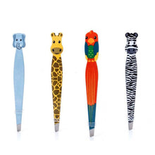 Cargar imagen en el visor de la galería, Kikkerland pinza para depilar animales safari "assorted" MN66-A