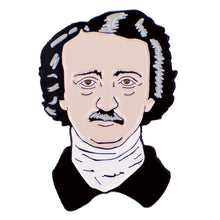 Cargar imagen en el visor de la galería, Pines Edgar Allan Poe Y El Cuervo