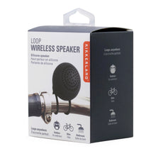 Cargar imagen en el visor de la galería, Kikkerland bocina inhalambrica negra US126-BK