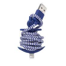 Cargar imagen en el visor de la galería, Kikkerland cable para iphone de ancla US127