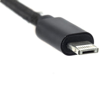 Cargar imagen en el visor de la galería, SUPER CABLE ENTRADA MICRO/iPHONE NEGRO