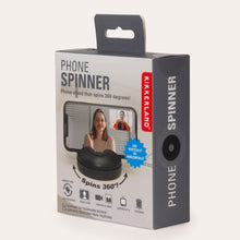 Cargar imagen en el visor de la galería, kikkerland soporte para celular giratorio negro US206-BK