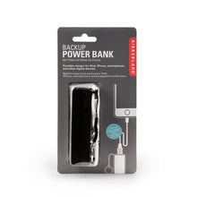 Cargar imagen en el visor de la galería, Kikkerland cargador portatil negro US80-BK