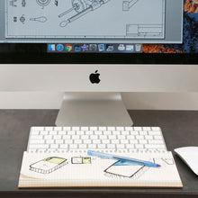 Cargar imagen en el visor de la galería, Kikkerland l. "writersblok" cuadros tipo teclado kr WBSP01