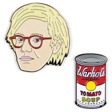 Cargar imagen en el visor de la galería, Juego de pines de Andy Warhol