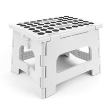 Cargar imagen en el visor de la galería, Kikkerland banco bajo "rhino ii" plegable blanco ZZ12-W