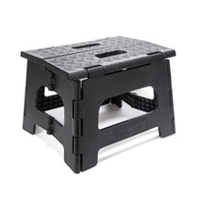 Cargar imagen en el visor de la galería, Kikkerland banco bajo "diamond" plegable negro ZZ18-BK