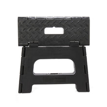 Cargar imagen en el visor de la galería, Kikkerland banco bajo "diamond" plegable negro ZZ18-BK