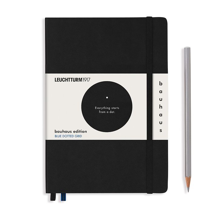 LEUCHTTURM1917 Cuaderno Bauhaus de edición especial Negro