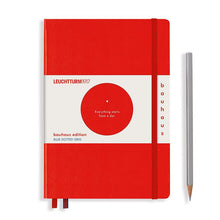 Cargar imagen en el visor de la galería, LEUCHTTURM1917 Cuaderno Bauhaus de edición especial rojo
