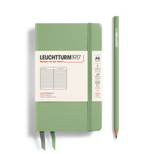 Cargar imagen en el visor de la galería, LEUCHTTURM1917 Cuaderno de bolsillo (A6) 187 páginas Verde Claro Rayado Tapa dura
