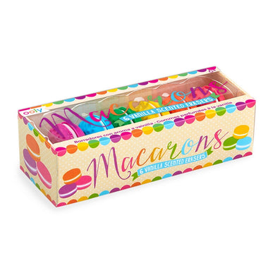 Macaron Scented Erasers - Set of 6