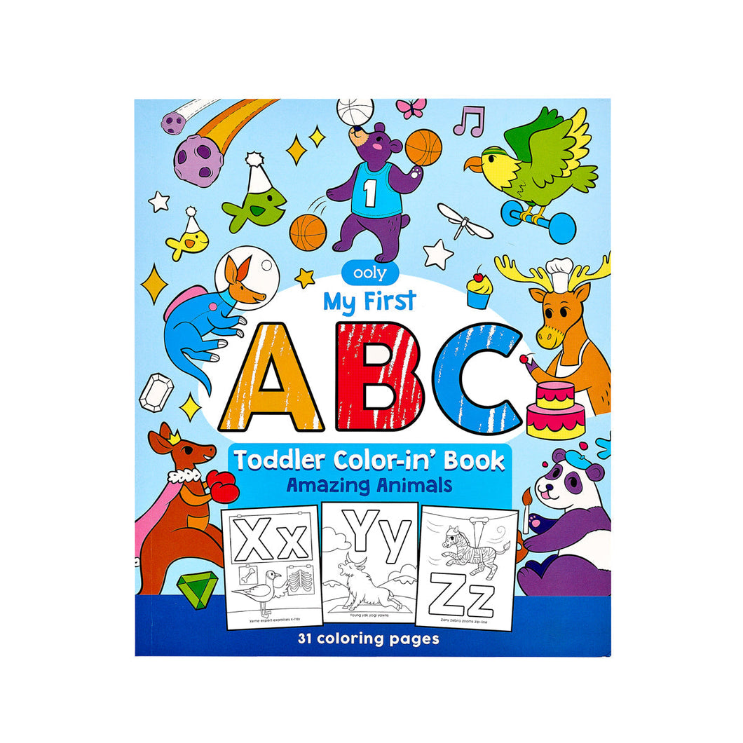 abc: libro para colorear de animales aso