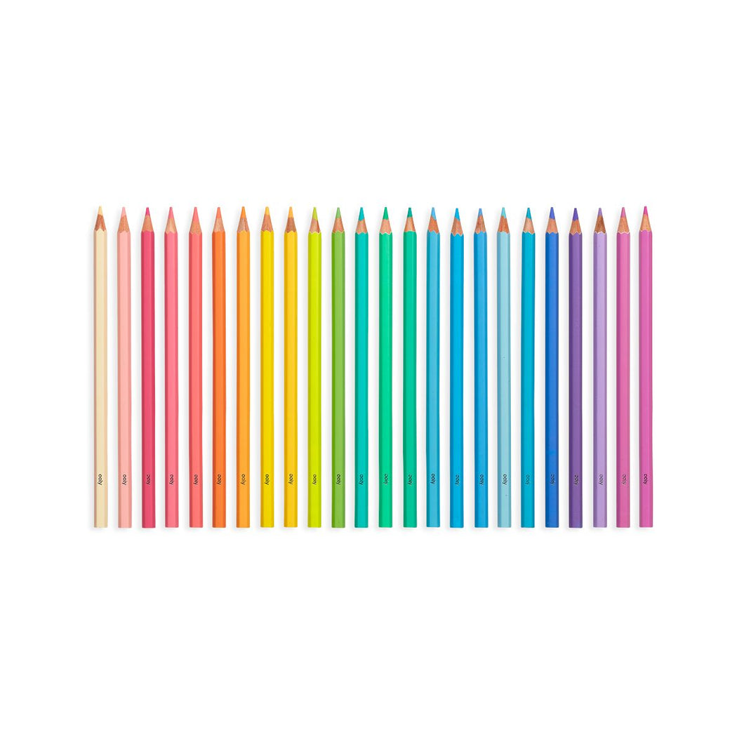 Ooly lapices de colores tonos pastel 24 pzas 128-159